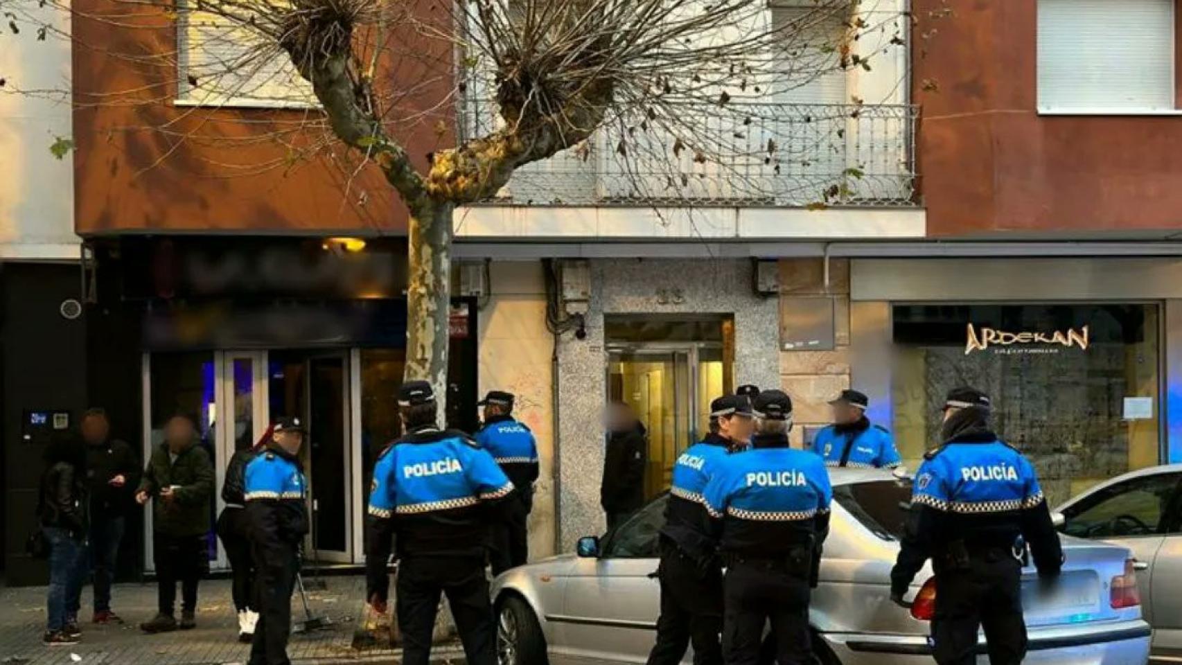 La Policía Local de Burgos en imagen de archivo.