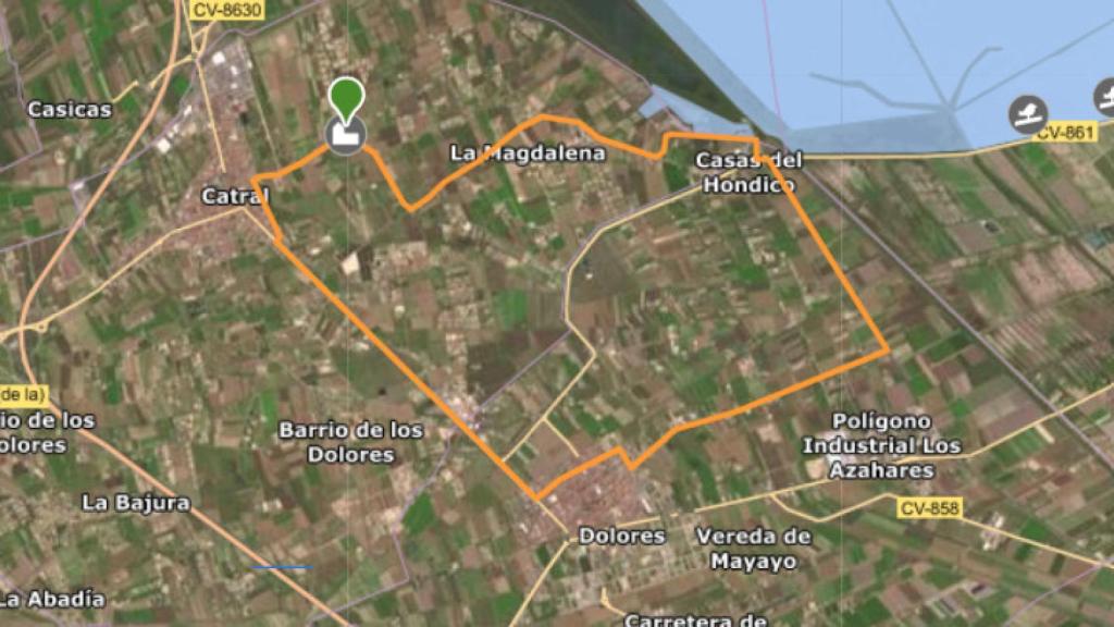 Mapa del recorrido.