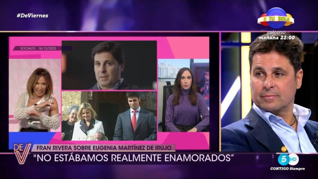 Fran Rivera en '¡De viernes!'