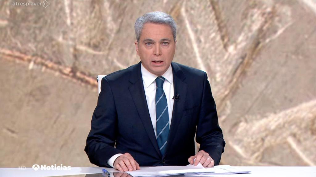 Vicente Vallés en 'Antena 3 Noticias 2'.