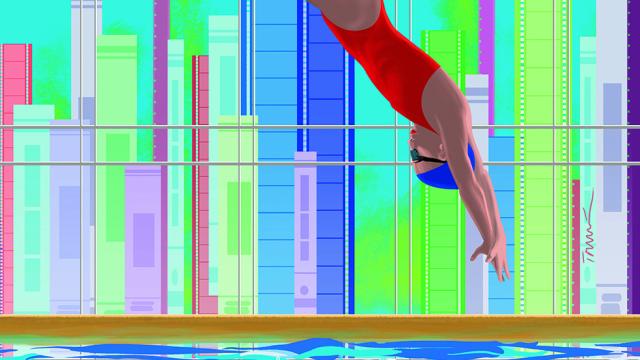 'Tirarse a la piscina', portada de El Cultural del 21 de diciembre de 2023, especial de los mejores debutantes del año en novela y cine.