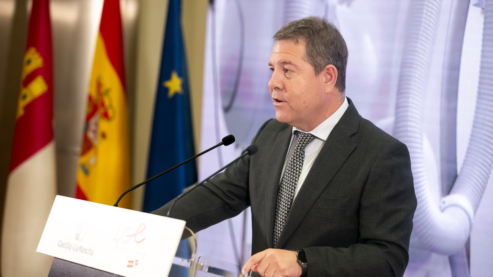 Emiliano García-Page, en una imagen de archivo