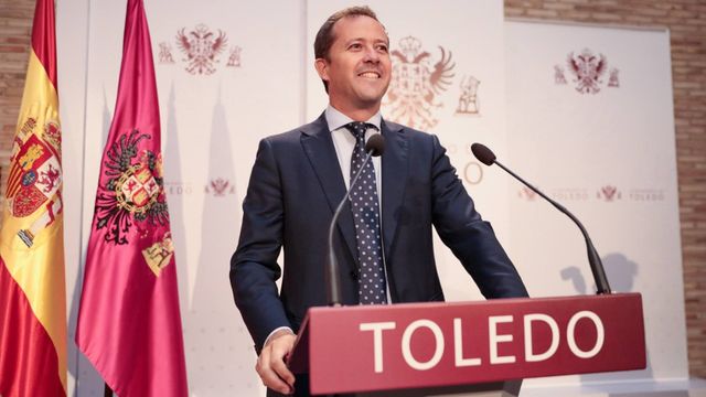Carlos Velázquez, alcalde de Toledo, en una imagen de archivo de Javier Longobardo