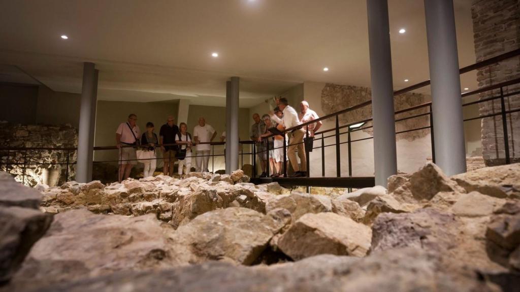 Restos arqueológicos del Museo Picasso Málaga.