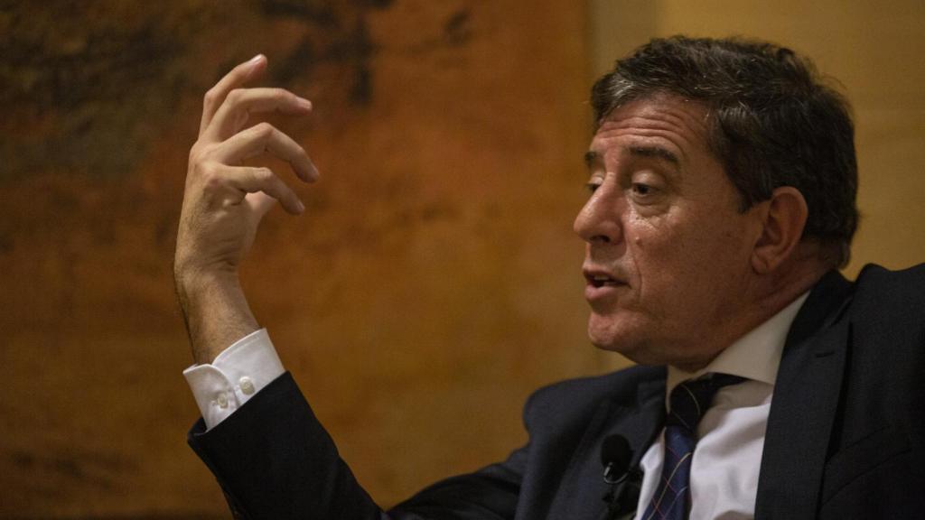 Gómez Besteiro, en un momento de la entrevista con EL ESPAÑOL.
