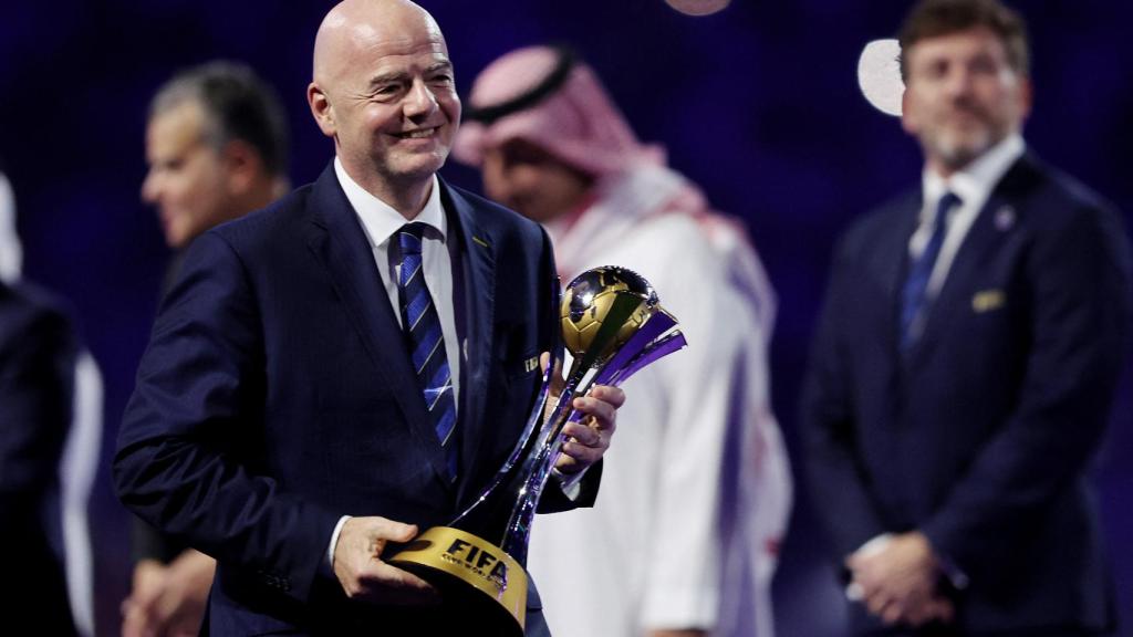 Gianni Infantino, presidente de la FIFA, durante el Mundial de Clubes.