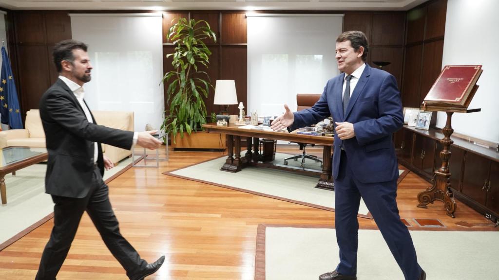 Alfonso Fernández Mañueco se reúne con Luis Tudanca