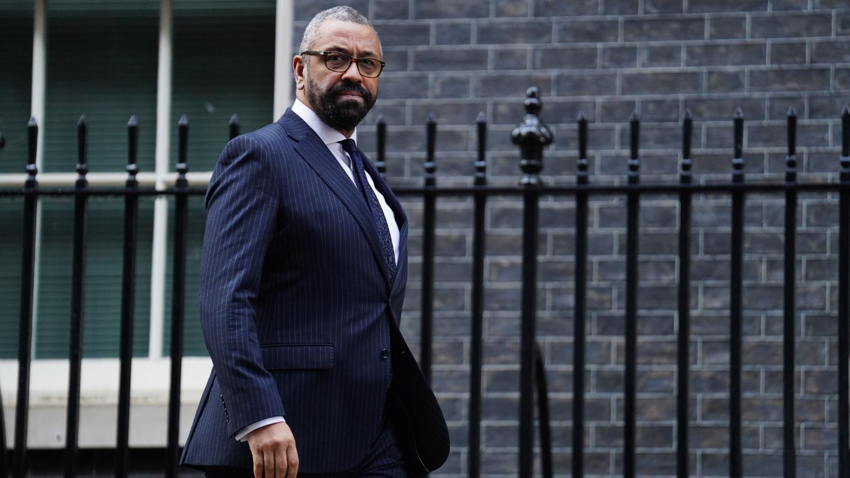 El ministro de Interior británico James Cleverly en una imagen de archivo.