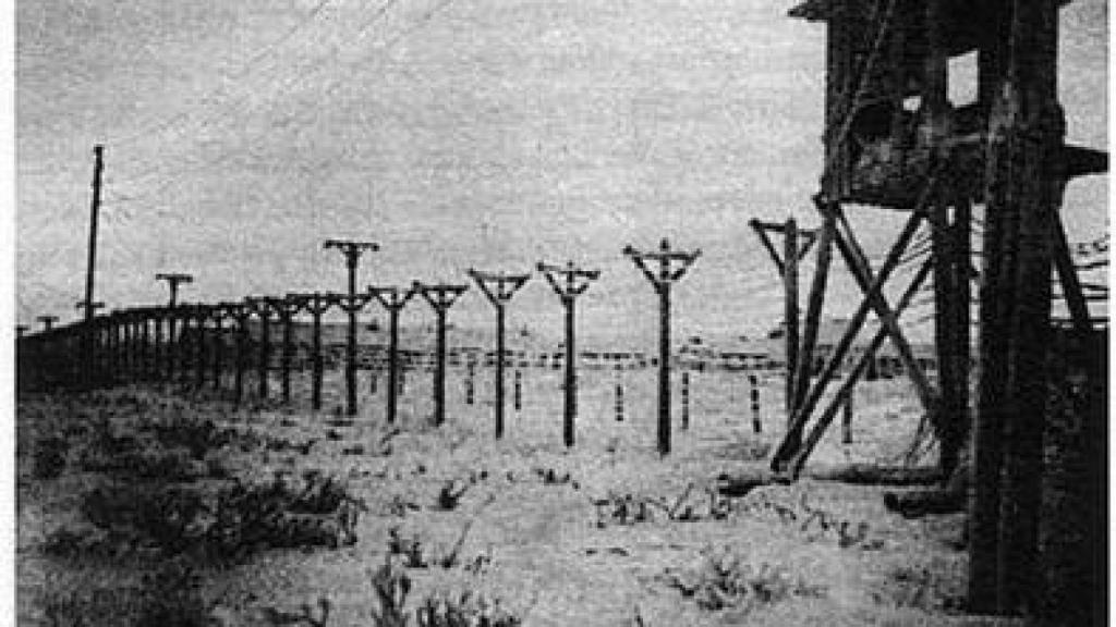 Antigua foto del gulag creados por Stalin.