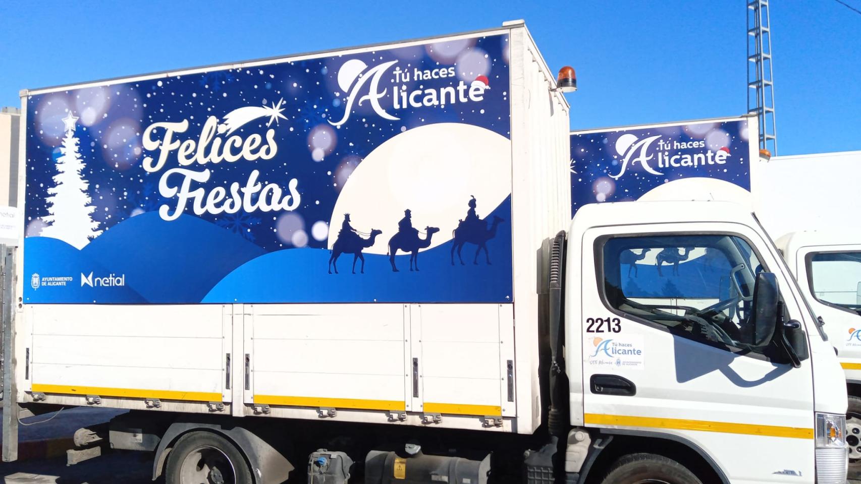 Alicante refuerza su dispositivo de limpieza para esta Navidad con 60 equipos y 82 personas