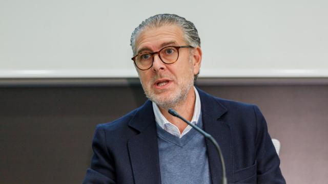 Andrés Ortega, pte. de la Federación Empresarial Segoviana (FES) durante la presentación del anterior informe sobre digitalización en las empresas de la provincia