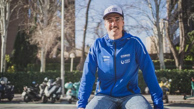 Javi Vega durante una entrevista con EL ESPAÑOL