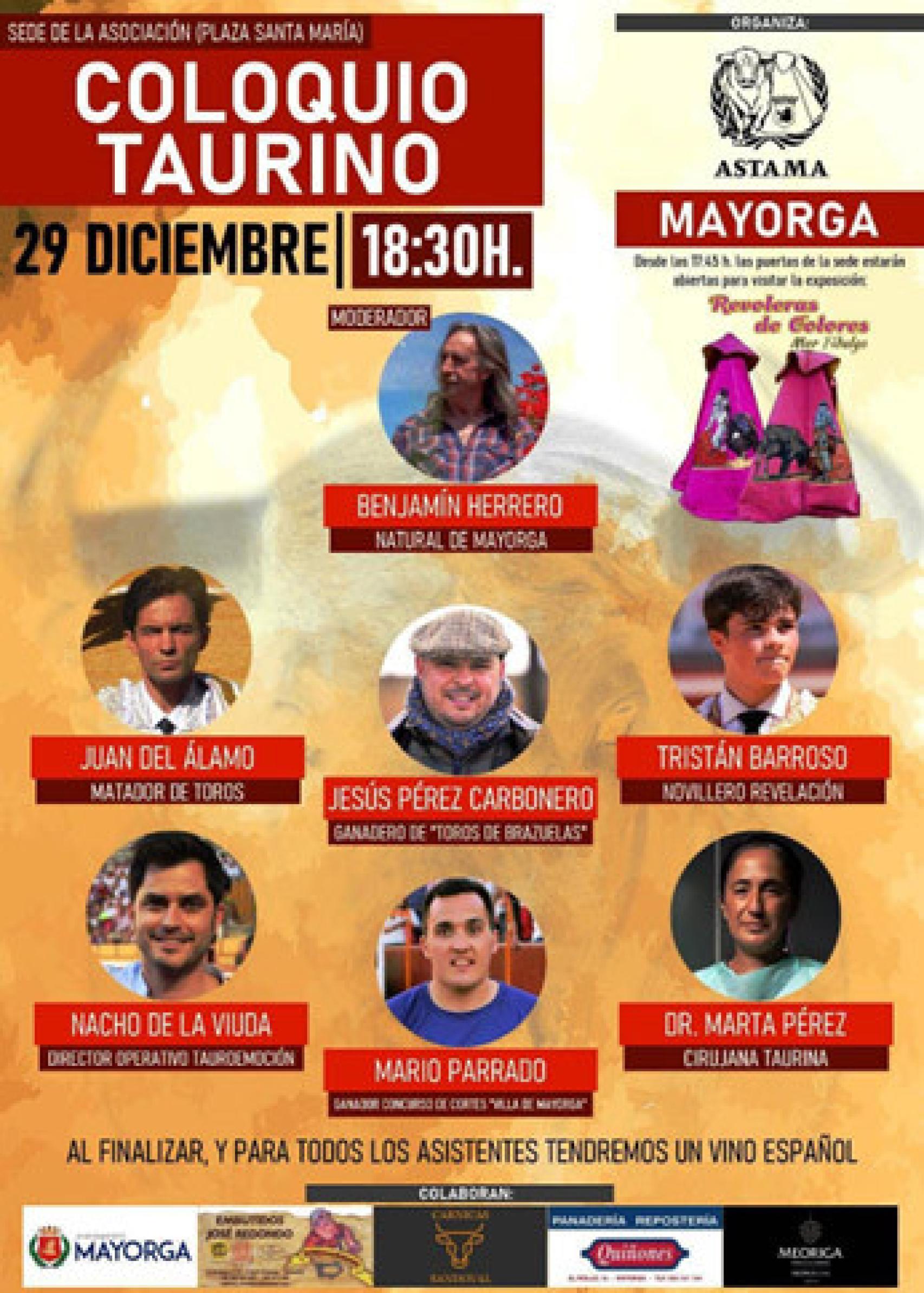Coloquio taurino en Mayorga