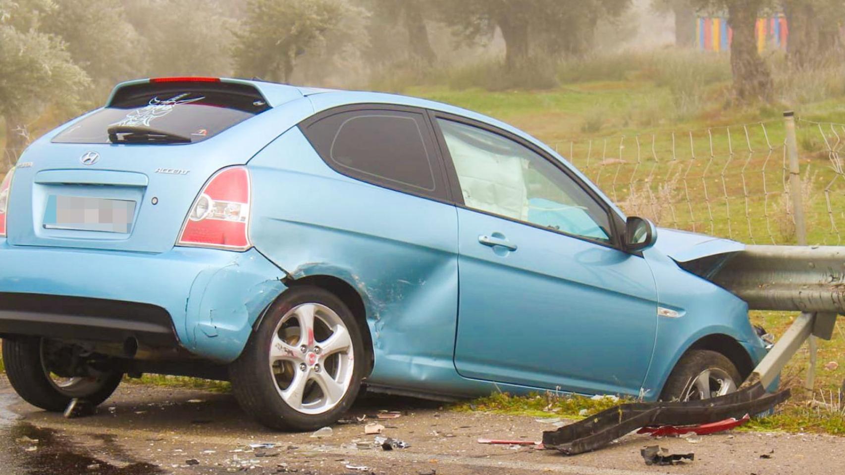 Accidente en la carretera de Alba de Tormes