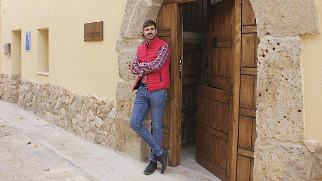 José Miguel en su albergue de Tordehumos