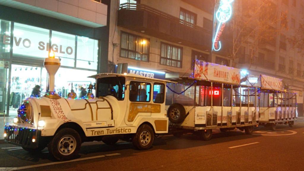 Tren turístico navideño en Zamora