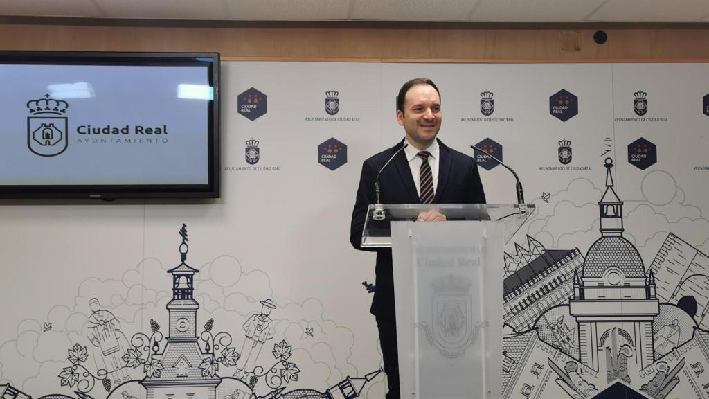 Guillermo Arroyo, portavoz del equipo de Gobierno. Foto: Ayuntamiento de Ciudad Real.