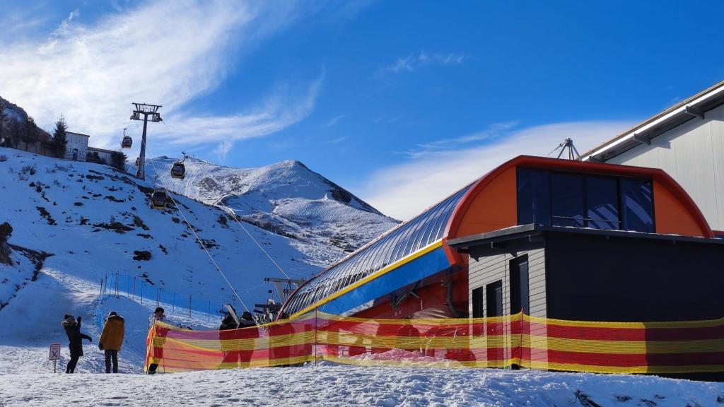 Las estación de esquí de Valgrande-Pajares, en Asturias.
