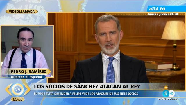 Pedro J. Ramírez este martes en 'La mirada crítica' en Telecinco.