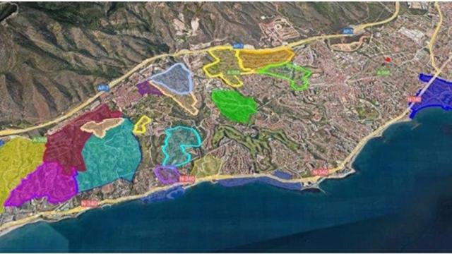 Zonas en las que se ha actuado.