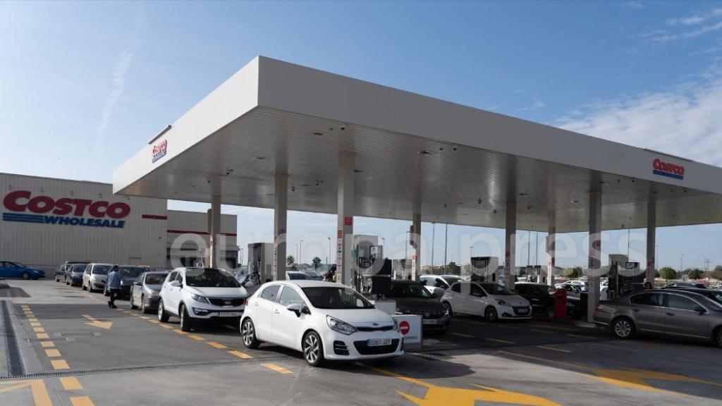 Imagen de archivo de una gasolinera de Costco.