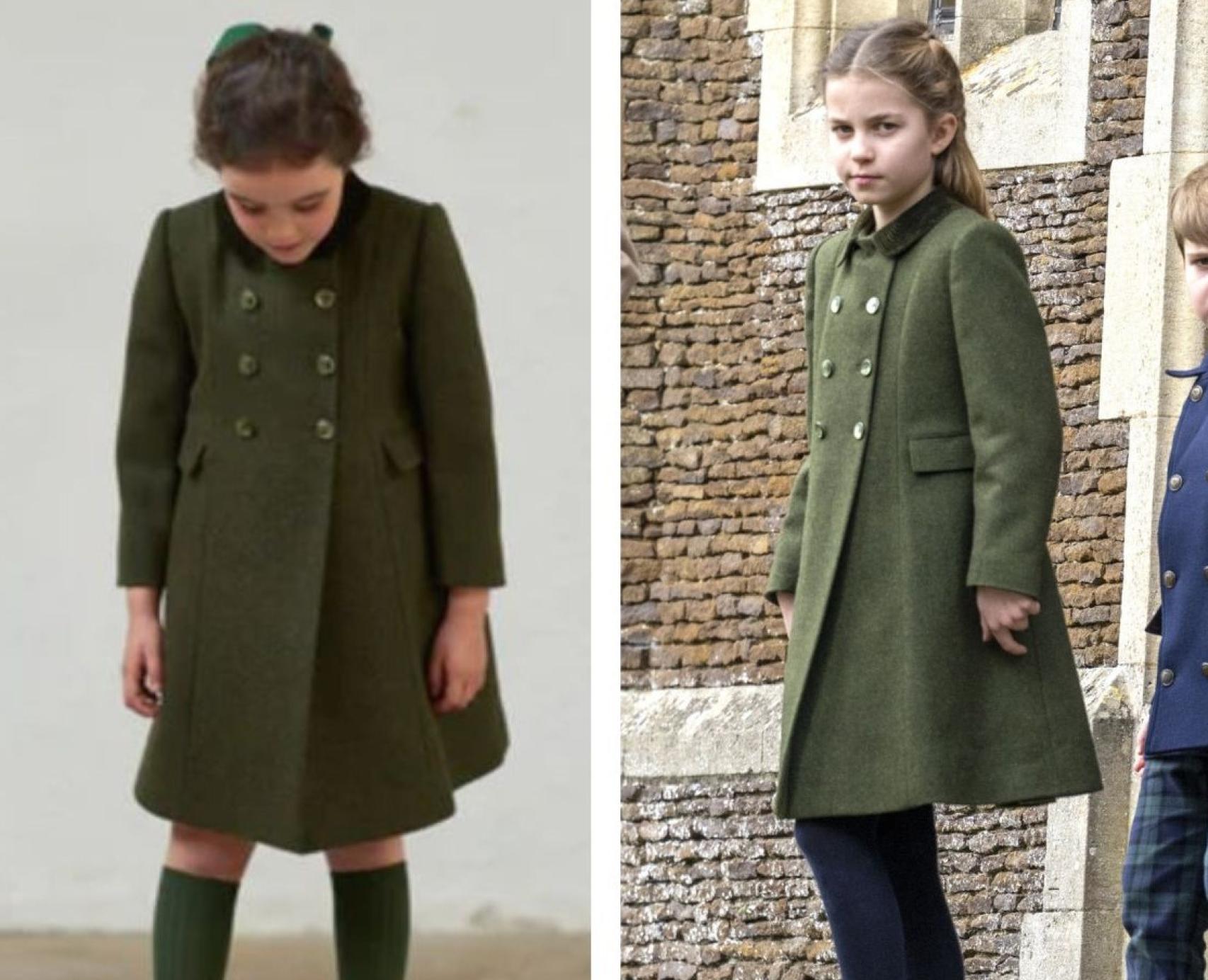 La princesa Charlotte ha estrenado un abrigo de Friki.