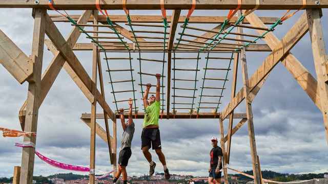 Imagen de la Gladiator Race celebrada en Santiago de Compostela.