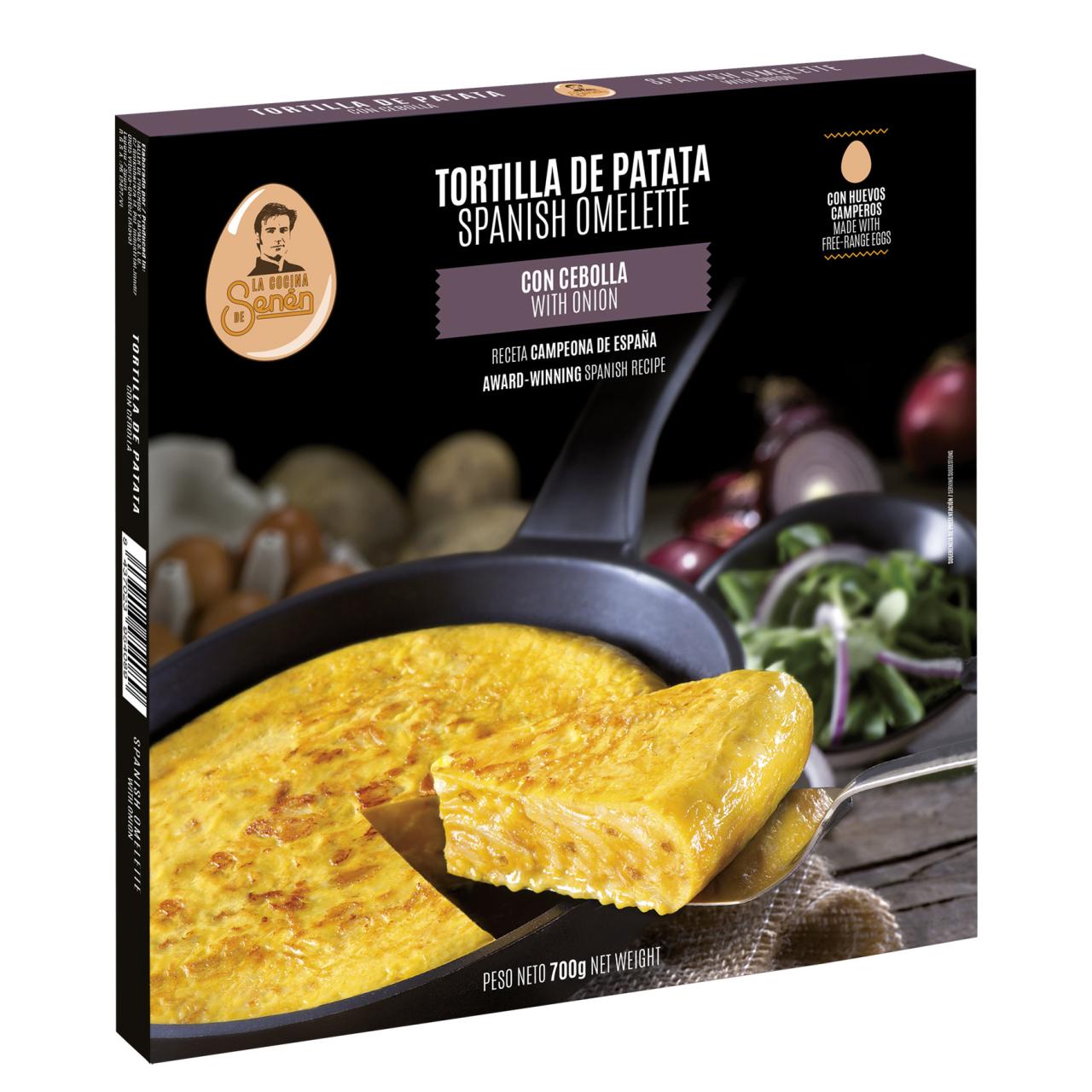 La tortilla de patata con cebolla de La Cocina de Senén.