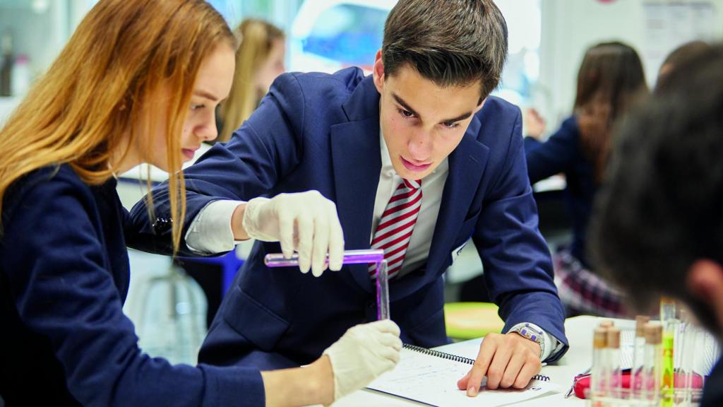Una imagen del Colegio SEK-Atlántico (Pontevedra), donde estudió Unai Turnes.