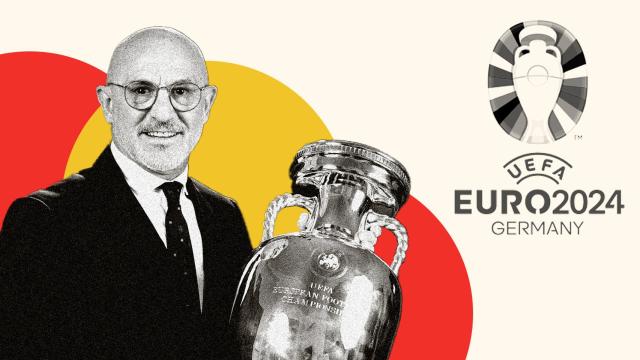 Luis de la Fuente, en un fotomontaje