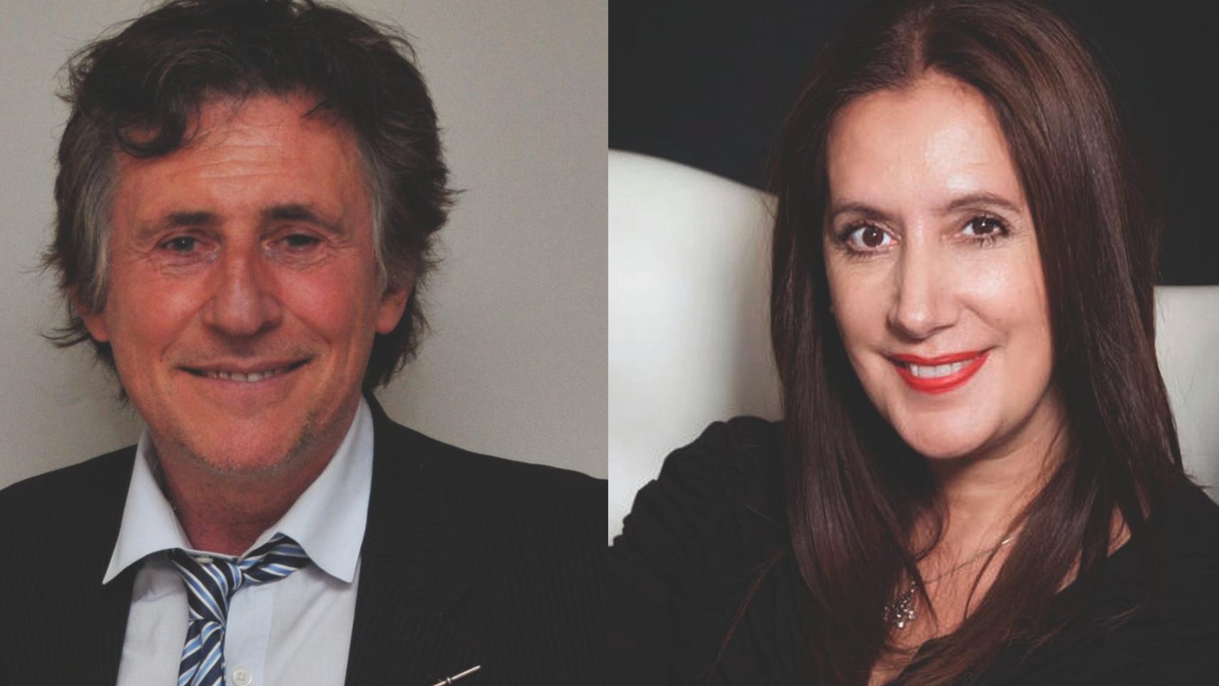 Gabriel Byrne y Dolores Redondo.