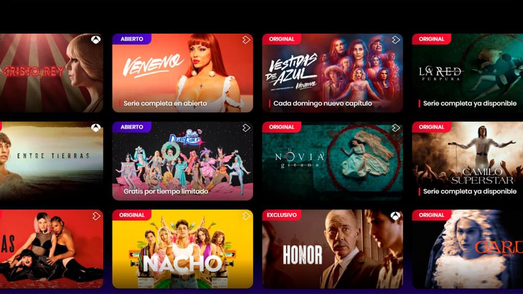 Imagen con el contenido que ofrece Atresplayer Premium