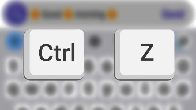 Atajo de teclado para deshacer en Windows