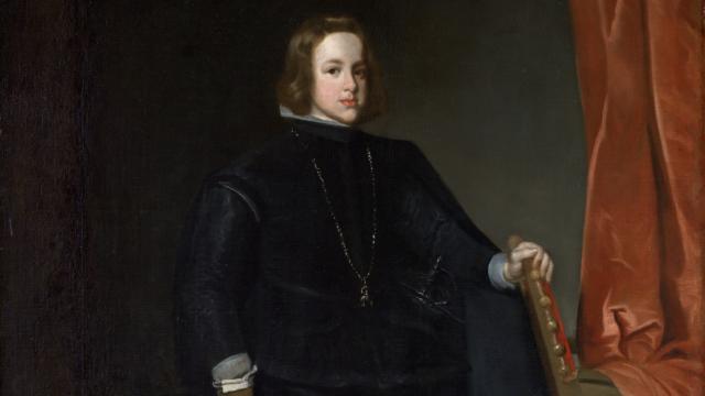 Retrato del príncipe Baltasar Carlos pintado por Juan Bautista Martínez del Mazo hacia 1645.