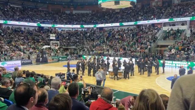 La nueva versión del himno del Unicaja de la Banda de Música de Churriana