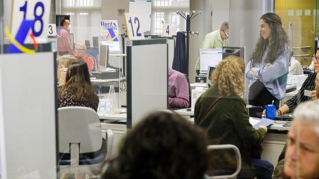 Funcionarios de la Agencia Tributaria.