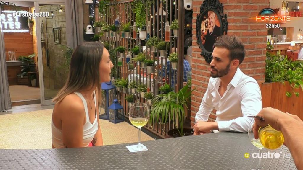 Gabriela y José en ‘First Dates’.