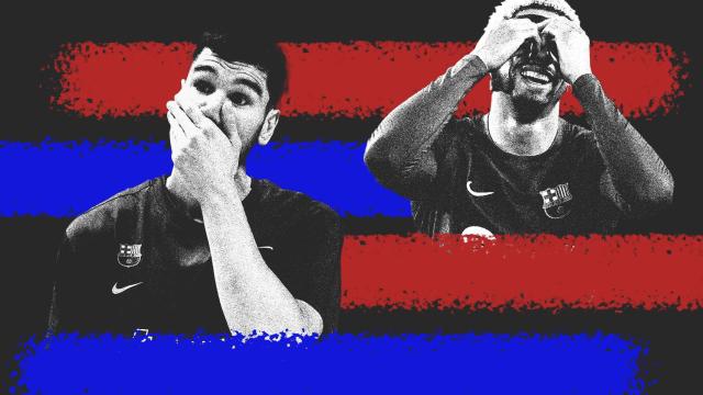 Dario Brizuela y Ronald Araújo, en un fotomontaje