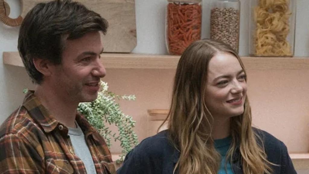 Nathan Fielder y Emma Stone en 'The Curse'