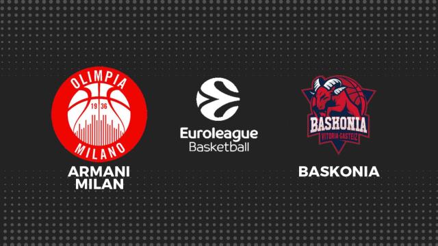 Milan - Baskonia, baloncesto en directo