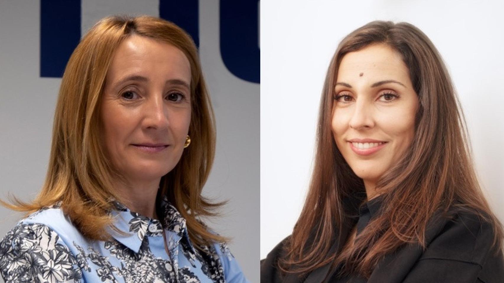 Carmen Pinto, CEO de Grupo Nicolás Correa, socio asesor de POLO Positivo y Eva Santamarta, cofundadora de Moving Robots, startup dentro del programa 'Imán de ideas'.