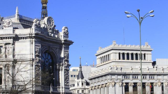 Fachada del Banco de España.