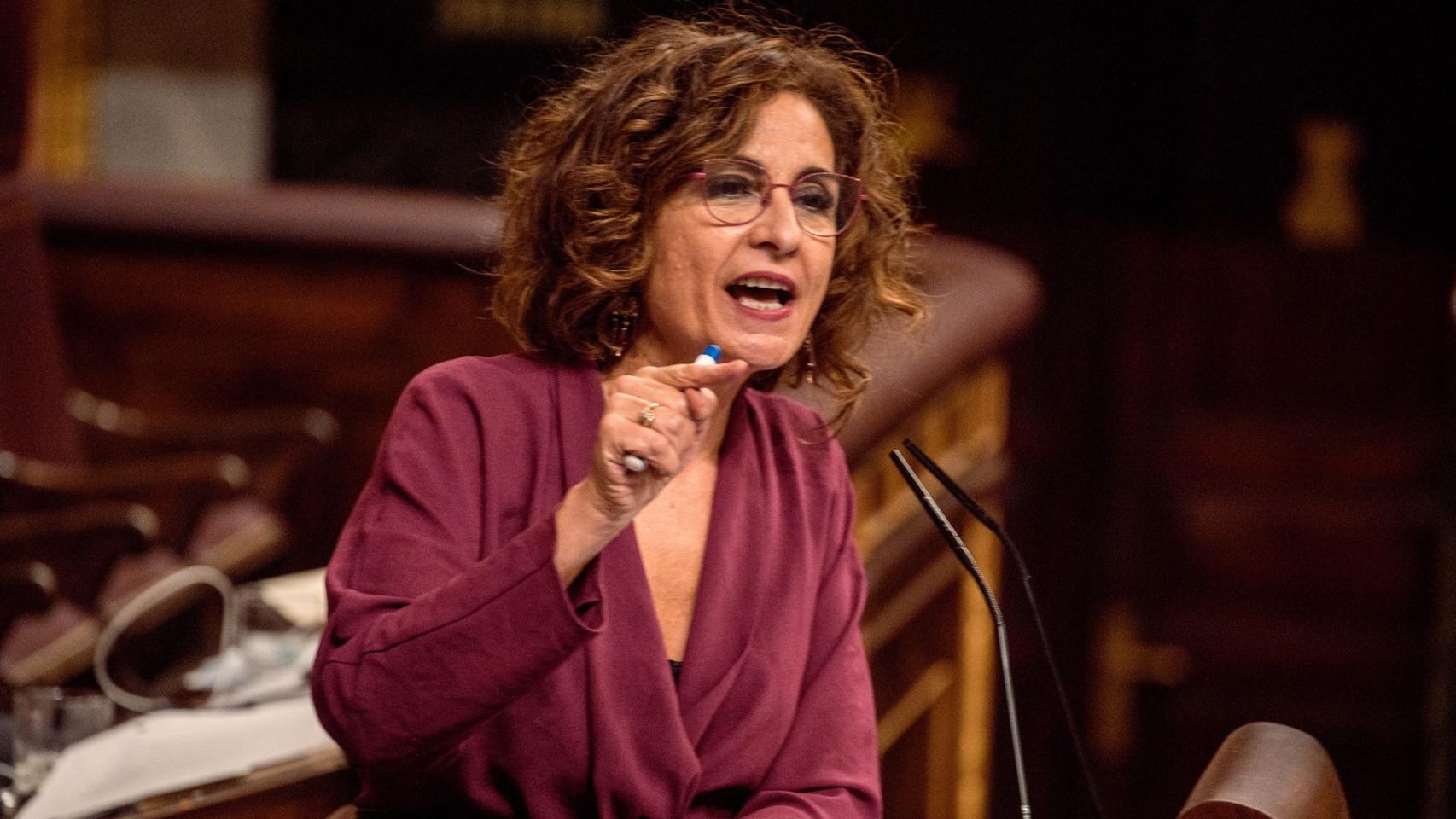 La vicepresidenta cuarta y ministra de Hacienda y Función Pública, María Jesús Montero.