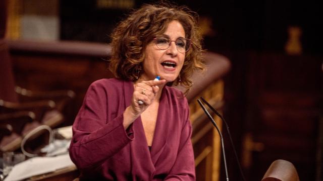 La vicepresidenta cuarta y ministra de Hacienda y Función Pública, María Jesús Montero.