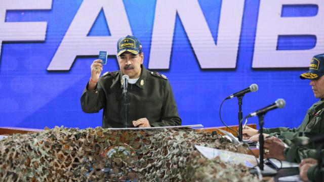 Líder venezolano, Nicolás Maduro, en la Salutación presidencial de fin de año 2023.