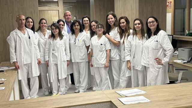 El equipo de profesionales encargado del área de Salud Mental del Cunqueiro.