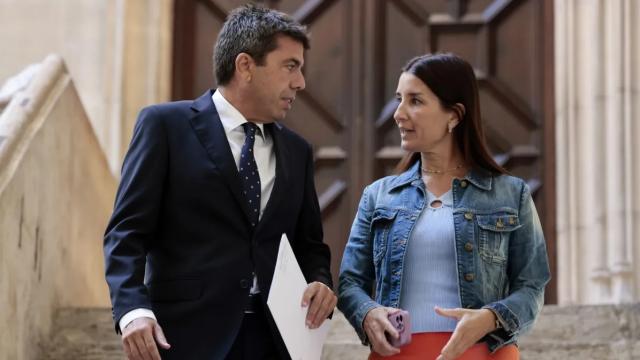 El presidente de la Generalitat, Carlos Mazón, y la consellera de Hacienda, Ruth Merino, en una imagen de archivo