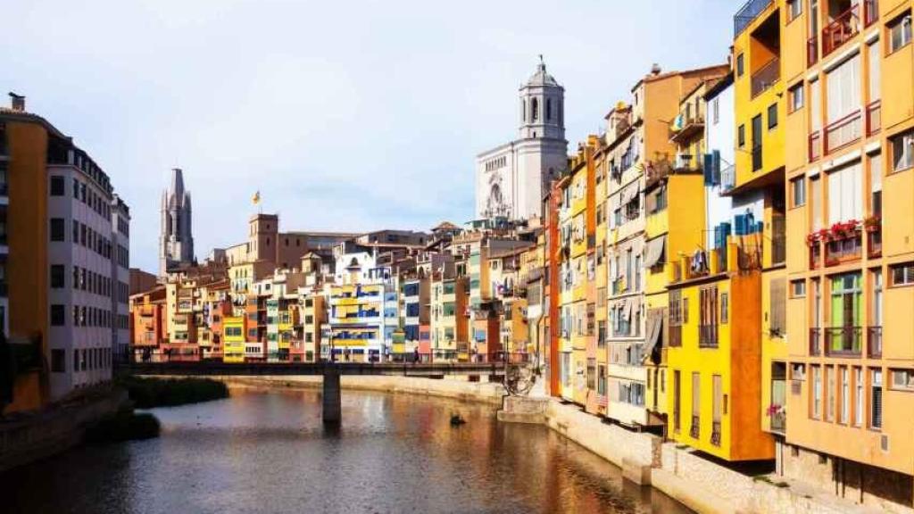Vista del centro de Girona.