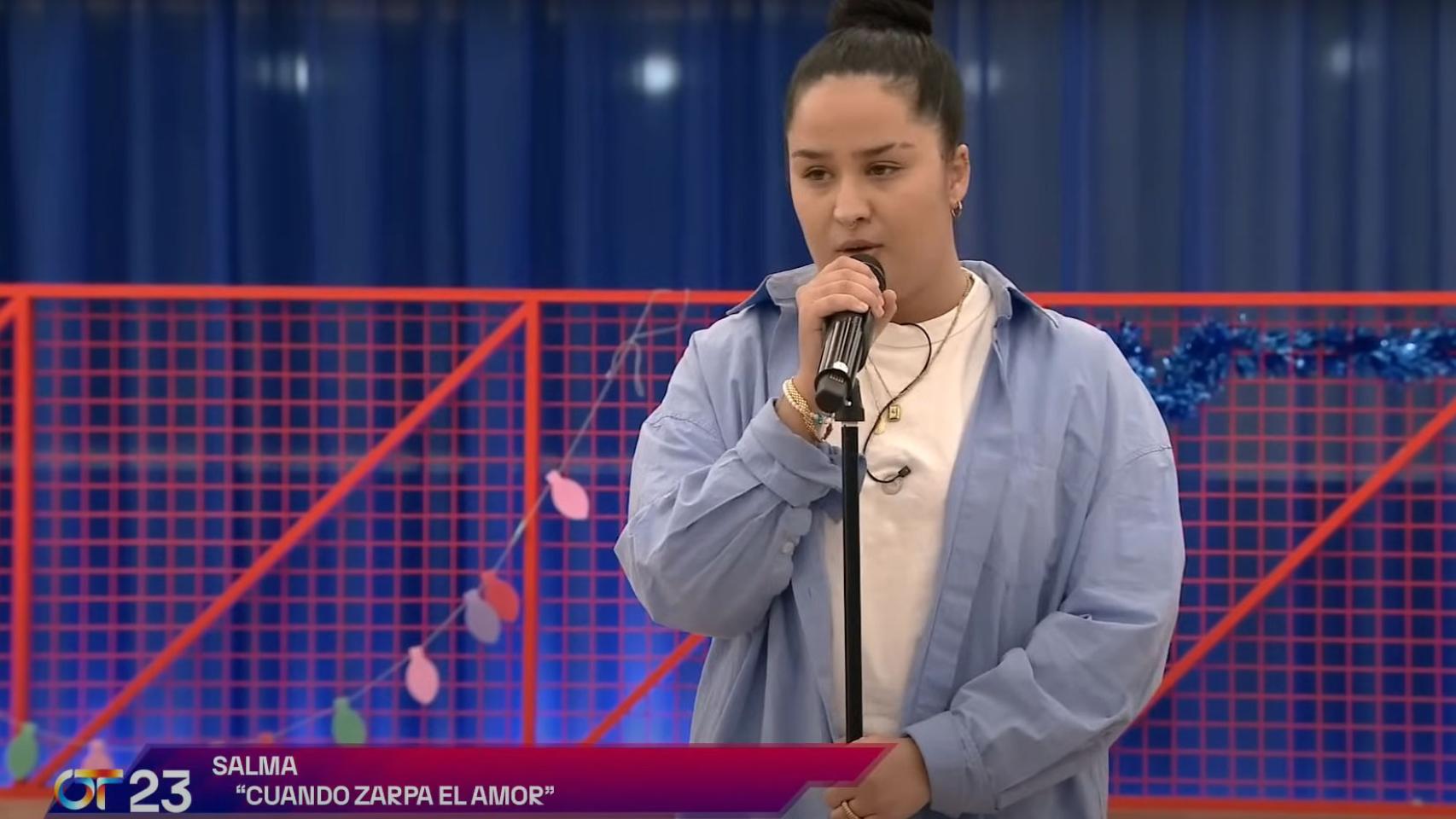 Salma en 'Operación Triunfo'.