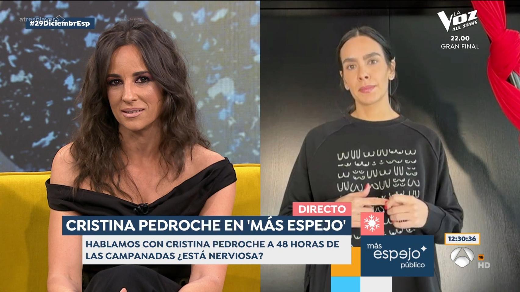 Cristina Pedroche en 'Espejo Público'.